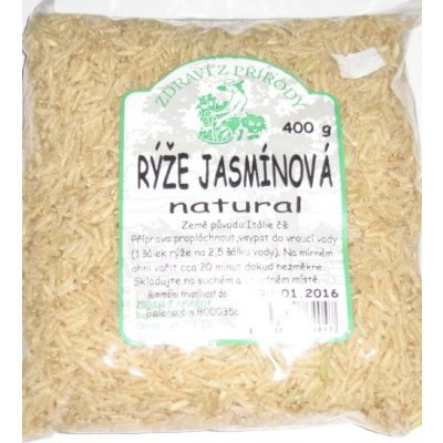 Zdraví z přírody Rýže jasmínová Natural 400 g – Zboží Mobilmania