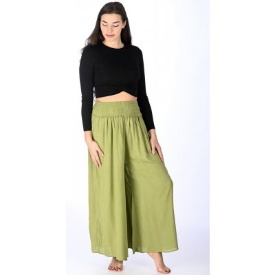Kalhotová sukně Raylai zelená – Zboží Dáma