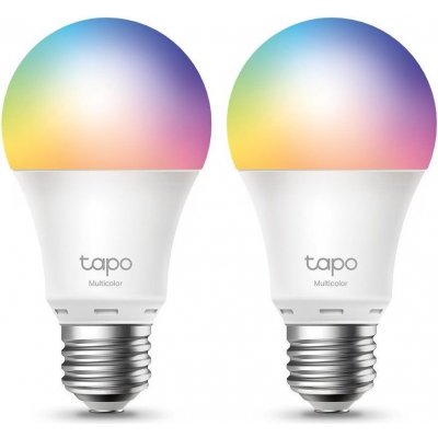 TP-Link Tapo L530E, Chytrá Wi-Fi LED žárovka barevná, 2500-6500K, E27, 2 pack – Zboží Mobilmania