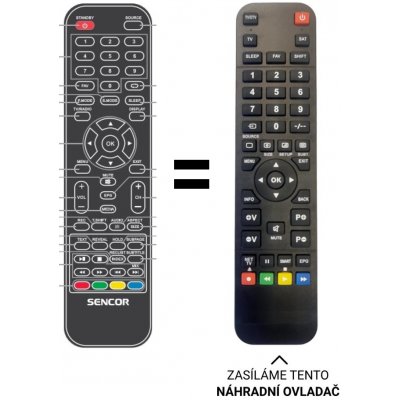 Dálkový ovladač Predátor Sencor SLE 3222TCS – Zbozi.Blesk.cz