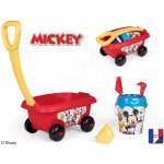 Smoby Vozík k tahání Mickey Garnished Beach Cart s kyblík setem od 18 m – Sleviste.cz