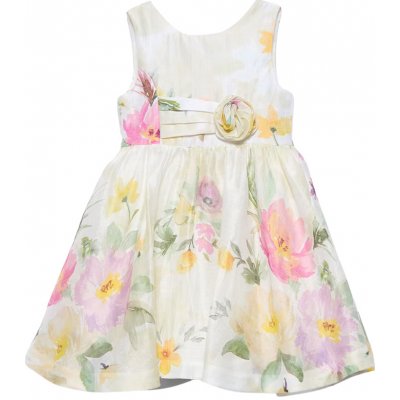 Abel & Lula dívčí letní šaty s květy béžová – Hledejceny.cz