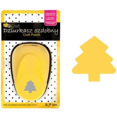 DP Craft děrovačka ozdobná vánoční 3,7 cm Fir tree – Zboží Dáma