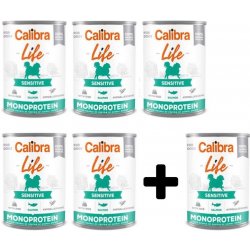 Calibra Life Dog Adult Sensitive Salmon with Rice 6 x 400 g