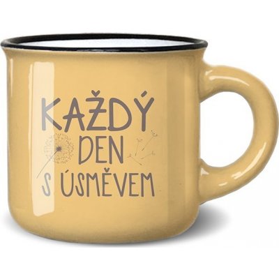 Nekupto Mini hrneček na kávu Každý den s úsměvem 100 ml – Zboží Dáma