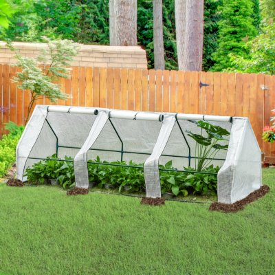 Outsunny 270x90x90 cm bílý – Zboží Mobilmania