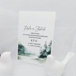 Svatební oznámení Les v mlze 1, rozměry 10,5 x 14,5 cm – Hledejceny.cz