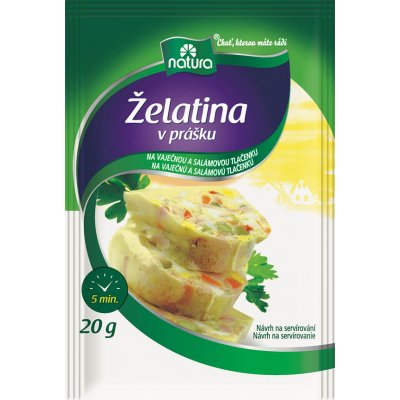 Dr. Oetker Natura Želatina na vaječnou a salámovou tlačenku 20g – Hledejceny.cz