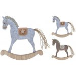 Koopman International b.v. Dekorace houpací koník stojící 22 cm /1ks – Hledejceny.cz
