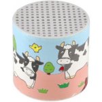 Teddies Plechovka zvuk krávy plast 6x6cm – Sleviste.cz