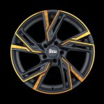 MAM RS5 8,5x19 5x112 ET45 matt black front copper – Sleviste.cz