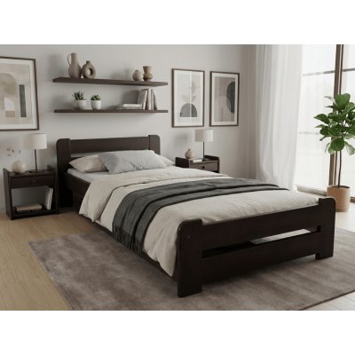 Textilomanie Laura ořech s laťkovým roštem – Zboží Dáma