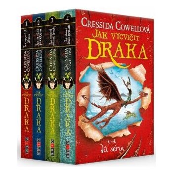 Jak vycvičit draka 1.-4. díl 4 knihy - Cressida Cowell