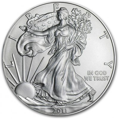 UNITED STATES MINT Stříbrná mince American Eagle 1 Oz 2011
