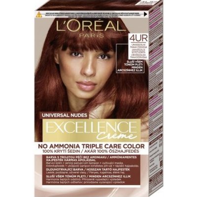 L'Oréal Paris Excellence Creme Triple Protection No Ammonia barva na vlasy na všechny typy vlasů hnědá 48 ml