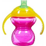 Munchkin Click Lock hrneček s oušky a pítkem Růžová 237 ml – Sleviste.cz