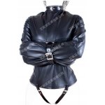 BDSM HQ uzamykatelná svěrací kazajka PG0317 černá L – Zboží Dáma