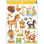 Přerov Dekorace okenní folie 30x42cm, zvířátka /6879 245326 – Zboží Dáma