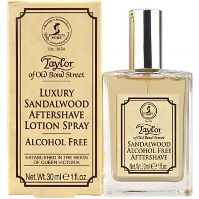 Taylor of Old Bond Street Sandalwood voda po holení bez alkoholu 30 ml – Zboží Mobilmania