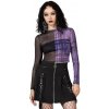 Dámská Trička KILLSTAR Sweet Nightmare KSRA009447 Purple Tartan