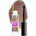 NYX Professional Makeup The Brow Glue Instant Brow Styler tónovací gel na obočí s extrémní fixací 02 Taupe 5 g – Zboží Dáma