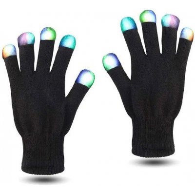 CoolCeny Párty Gloves Rukavice s Led špičkami – Sleviste.cz