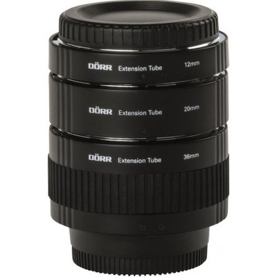 Doerr sada mezikroužků 12/20/36 mm pro Nikon AF