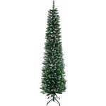 HOMCOM Umělý vánoční stromek, 190 cm, s 570 špičkami, umělý sníh, skládací kovový stojan, pro vánoční výzdobu, zelený | Aosom – Hledejceny.cz