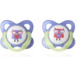 Tommee Tippee šidítko latex ortodontické Basic světle modrá 2 ks – Zboží Dáma