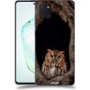 Pouzdro a kryt na mobilní telefon Samsung Pouzdro ACOVER Samsung Galaxy Note 10 Lite N770F s motivem Owl