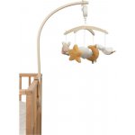 LITTLE DUTCH Hudební kolotoč dřevěný Newborn Naturals – Zboží Dáma