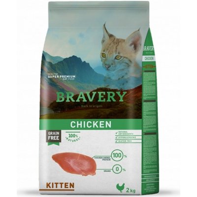 Bravery Cat ADULT kuře 2 kg