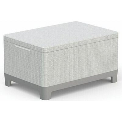 KETER Scandi Box Zahradní stůl, Ash grey/Storm grey 264051 – Hledejceny.cz