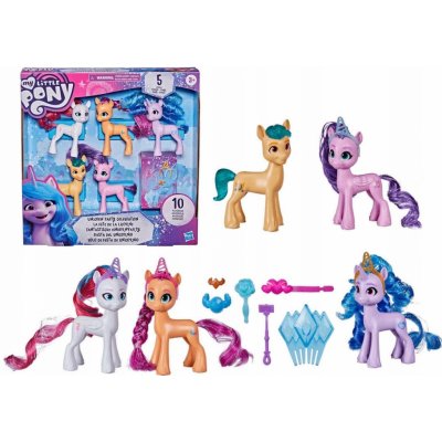 Hasbro My Little Pony Sada 5 figurek poníků Unicorn Party Celebration – Hledejceny.cz