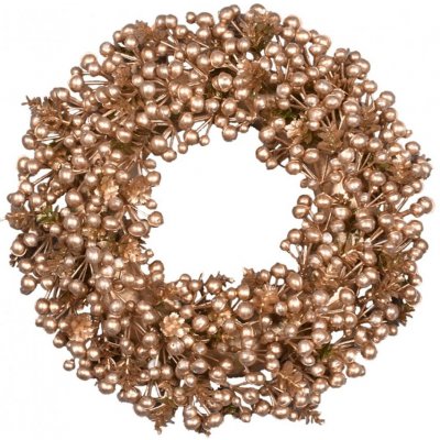 Nohel Garden Věneček Vánoce zlatý 27cm – Zboží Dáma