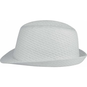 K-UP Slaměný retro klobouk Retro bílá