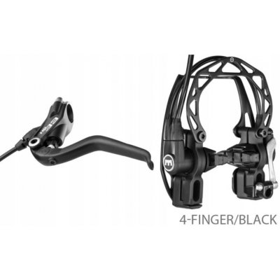 Magura HS33 hydraulická ráfková , 4 prsty, černá – Zboží Dáma