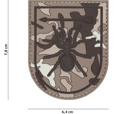 Gumová nášivka 101 Inc Special Forces Spider - urban – Sleviste.cz