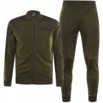 Puma Clean Fleece Tracksuit Mens Olive/White – Zboží Mobilmania