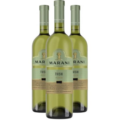 Marani TVISHI bílé polosladké víno 11% 3 x 0,75 l (holá láhev) – Hledejceny.cz