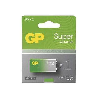 GP Super 9V 6LR61 1 ks B01511 – Zboží Mobilmania