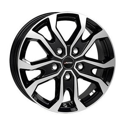 AUTEC KISO 6.5x16 5x114.3 ET44 black gloss + polished | Zboží Auto