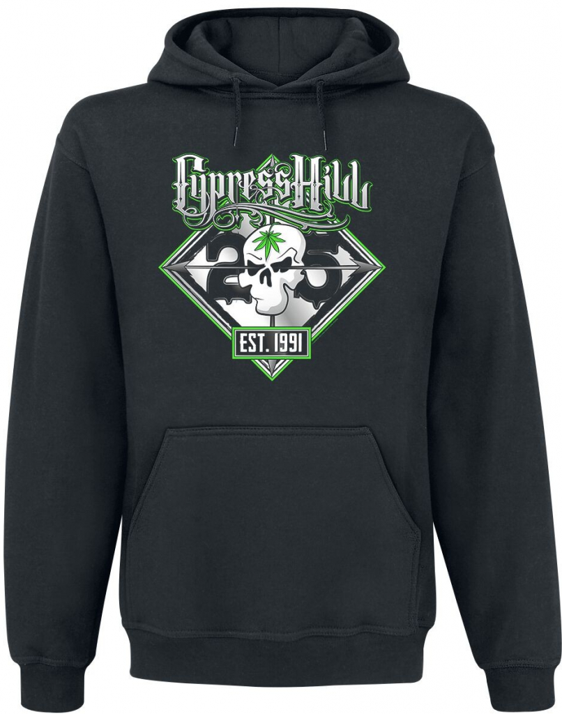 Cypress Hill 25th Anniversary černá Mikina s kapucí od 1 260 Kč - Heureka.cz