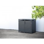 Westmann Kubus 2 plechový 80 x 132 x 116 cm antracit – Zboží Dáma