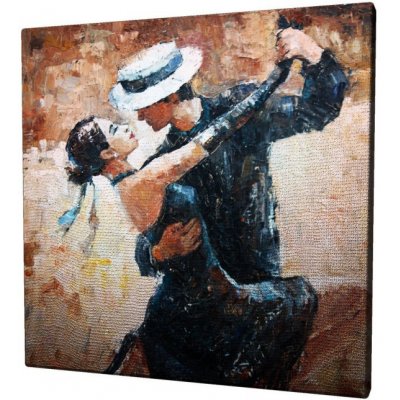 Wallity Obraz na plátně Dancers in love KC013 45x45 cm – Zbozi.Blesk.cz