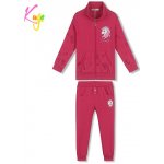 Kugo dívčí tepláková souprava MS1630 Sytě růžová jednorožci – Hledejceny.cz