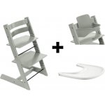 Stokke Set Tripp Trapp + dětský set2 + pultík Glacier Green – Zboží Dáma