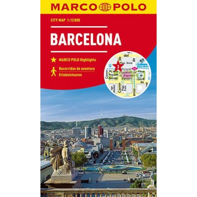 MARCO POLO Citymap Cityplan Barcelona 1:12000 – Zboží Mobilmania