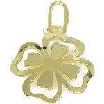 Zlatnictví Zlatíčko Zlatý přívěsek čtyřlístek PA0622 – Sleviste.cz