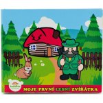 Teddies Knížka Leporelo Moje první zvířátka lesní 13,5x11x1,5cm od 24 měs MPZ – Hledejceny.cz